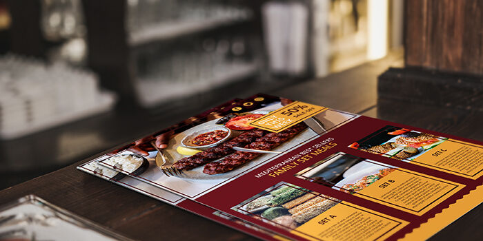 Dine-In Menus