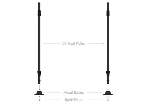 how to assemble backdrops