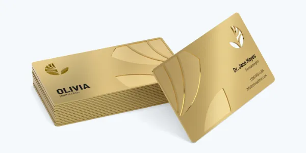 Brass Metal Business Cards