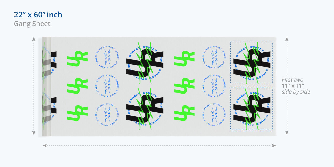 custom dtf transfers