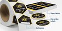 Cut-to-Size and Roll Custom Label
